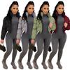 Autumn & Winter Women's Short Zipper Cotton Jacket - European & American Style