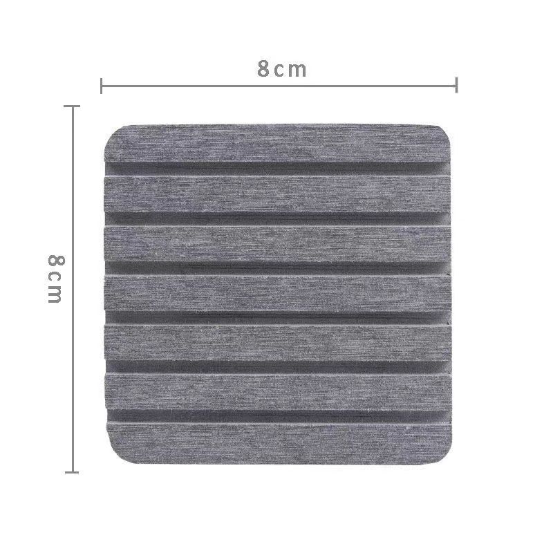 Diatomite Soap Dish Fast Drying Soap Saver Soap Bar Holder for Bath Shower Self-Dry Soap Container Bathroom Accessories