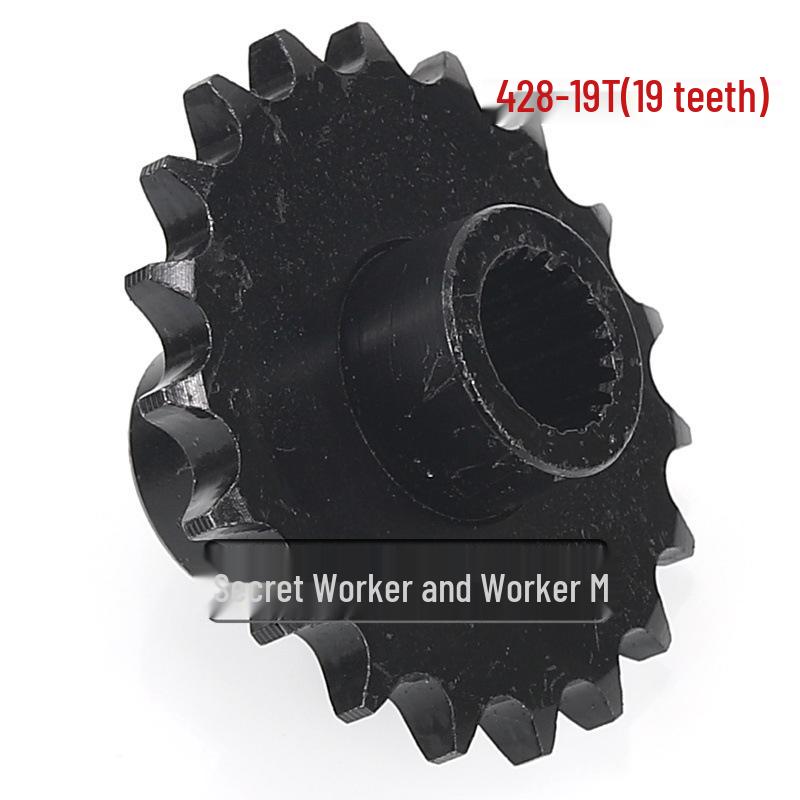 150CC ATV Beach Car, Big Bull GY6 Engine, 19-Tooth Front Sprocket Gear (428-19T) Starter Gear