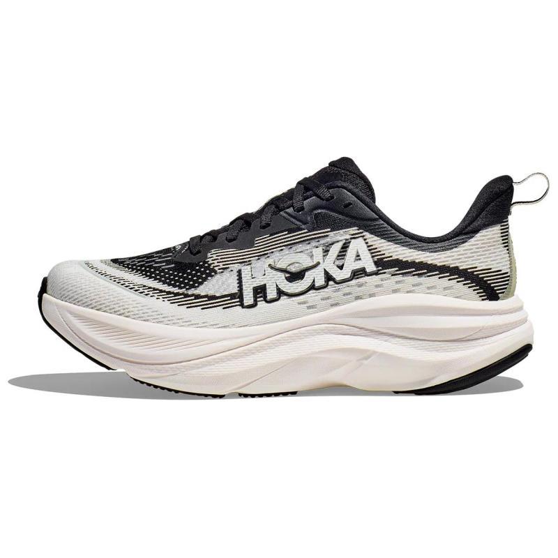 

HOKA ONE ONE SKYFLOW Протиковзкі Зносостійкі Низькі Повсякденні Кросівки для Бігу Жіночі Біло-Чорні 1155113-bwht 36