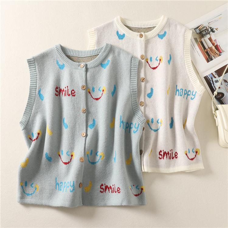 2026 Autumn Winter New Women Sweater Pullover Lady Tops Knitting Fashion Vest Tank Sleeveless Shirt Loose Casual Plus Size