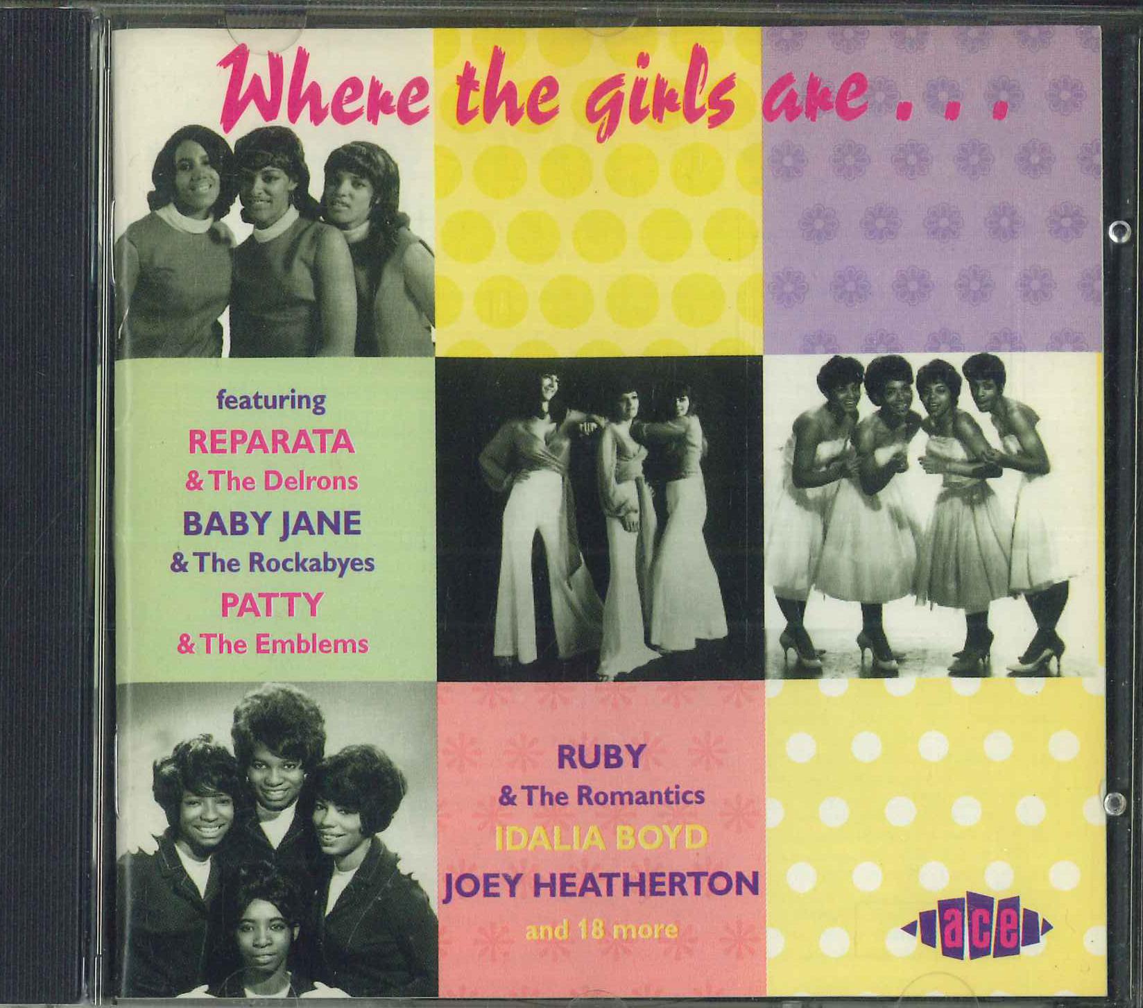 

CD VARIOUS - Where The Girls Are... CDCHD648 Ace 1997 Japan Rock Used