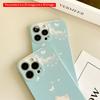 2DFlat White Kitten Under Cherry Blossoms Wallpaper All inclusive film hard iPhone case, compatible with iPhone 18 Pro Max 17 16 15 14 13 12 11