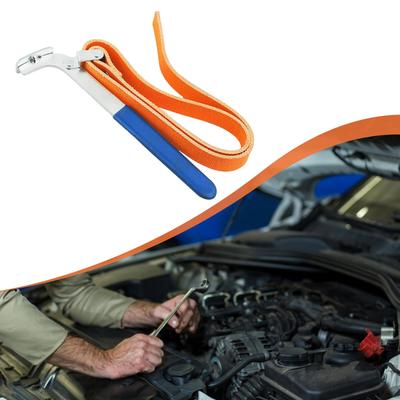 Strap Wrench Versatile Adjustable Portable Accessory Convenient Oil Ing Spanner for Plumbing Tasks