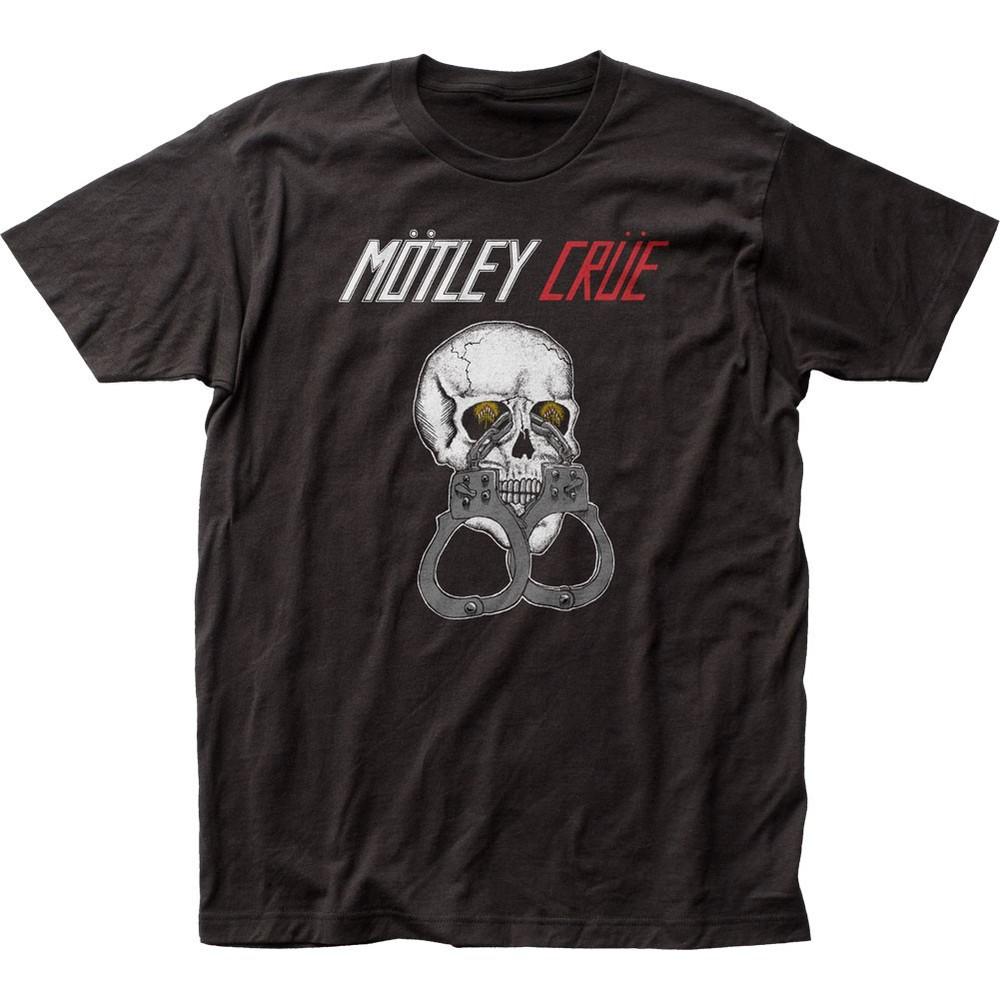 Motley Crue Shout At The Devil Tour Mens T Shirt Music Classic Band Tee Black Unisex T-Shirt S