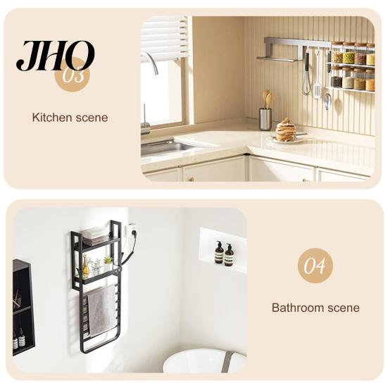 Strong Curtain Rod Support 1/2/3Pcs Adjustable Brackets Easy Installation Window Drapery Install Bracket Hanger Hooks Living Room Bedroom Accessories