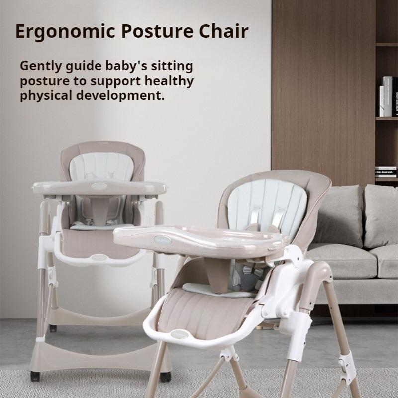 Baby Dining Chair Baby Eating Seat Household Movable Foldable Toddler Children's Meal