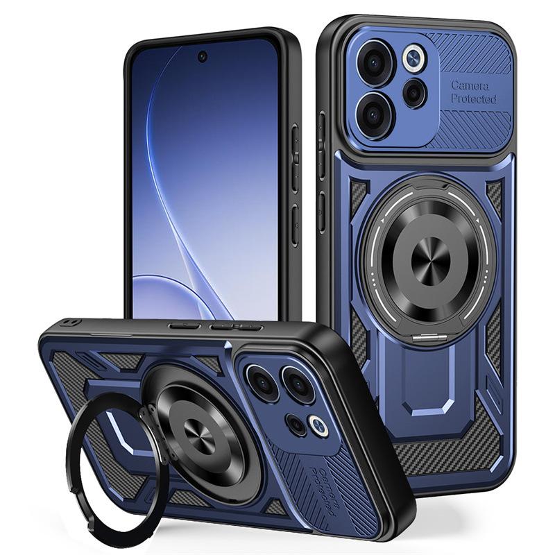 Applicable to OPPO Reno15Pro excellent armor magnetic mobile phone case Realme15Pro bracket anti-drop protective case G04