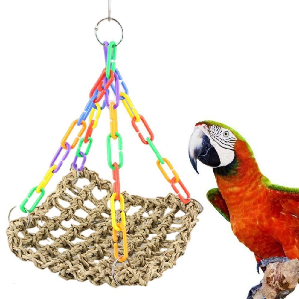 Rope Wear resistant Bite resistant Parrot Swing Toys Parrot Hammock Bird Perch Bird Hanging Bed