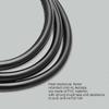 Europea 90 Degree Male Plug To Female Socket Power Extension Cable For Pc Computer Pdu(0.6m)