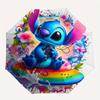 1pc Surfing Stitch Automatic Opening and Closing Umbrella - Small Umbrella Suitable for Various Occasions, Portable 3-Fold Small Umbrella fo