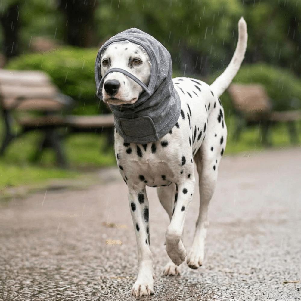 Hearing Protection Dog Head Cover Adjustable No Obstructed Vision Dog Calming Earmuff Breathable Anti-Noise