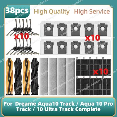 Fit For Dreame Aqua10 Track, Aqua 10 Pro Track, 10 Ultra Track Complete, RLR61CE / RLR81CE  Parts Brush Filter Mop Bag Accessory