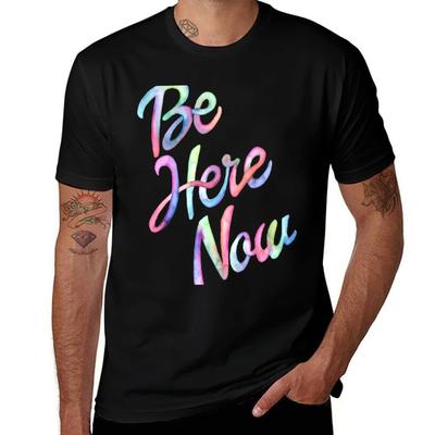 Be Here Now Watercolor Tshirt Quick Dry Travel Tshirt