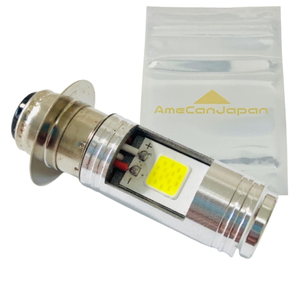 

AmeCanJapan Super Cub 1991-1999 A-C50 PH7 LED Headlight Hi/Lo DC AC Bike 1 Light White