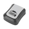 Key Lock Box Wall Mounted Resettable 4 Digits Combination Lockbox Waterproof Outdoor Key Hider for