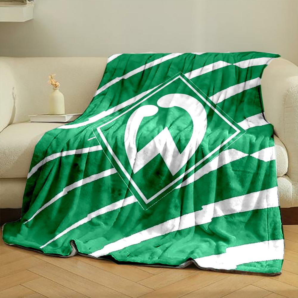 Green Geometric Printed Designed Flannel Blanket for Bedroom, Living Room, Sofa, and Nap