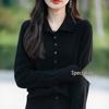 Women's Thick Knit High Collar Cardigan Sweater - Autumn/Winter Loose Long Sleeve Buttoned Jacket
