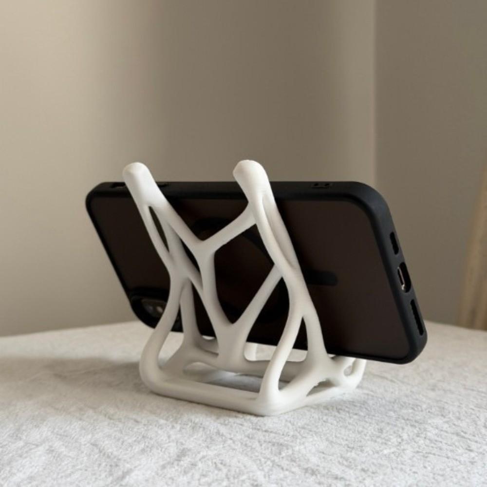 Hands-free Viewing Skeleton Bone Phone Stand Hollow Streamlined Card Books Stand Home Decor