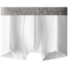 Letter Jacquard Waistband Soft Breathable Anti-Chafing Boxer Shorts Men Bottoms White NB3312-100