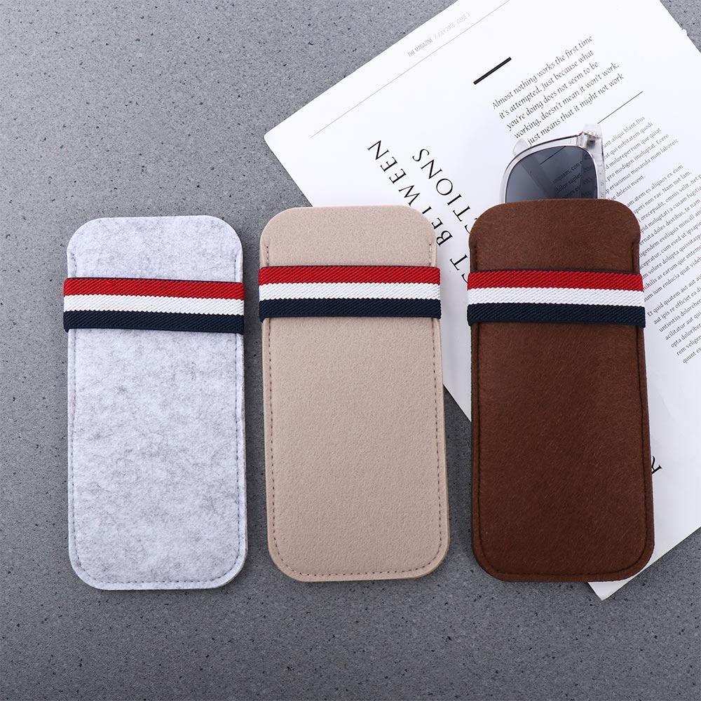 Soft 6 Colors Container Eyewear Felt Cloth Sunglasses Sunglasses Bag Glasses Storage Glasses Bags Glasses Box
