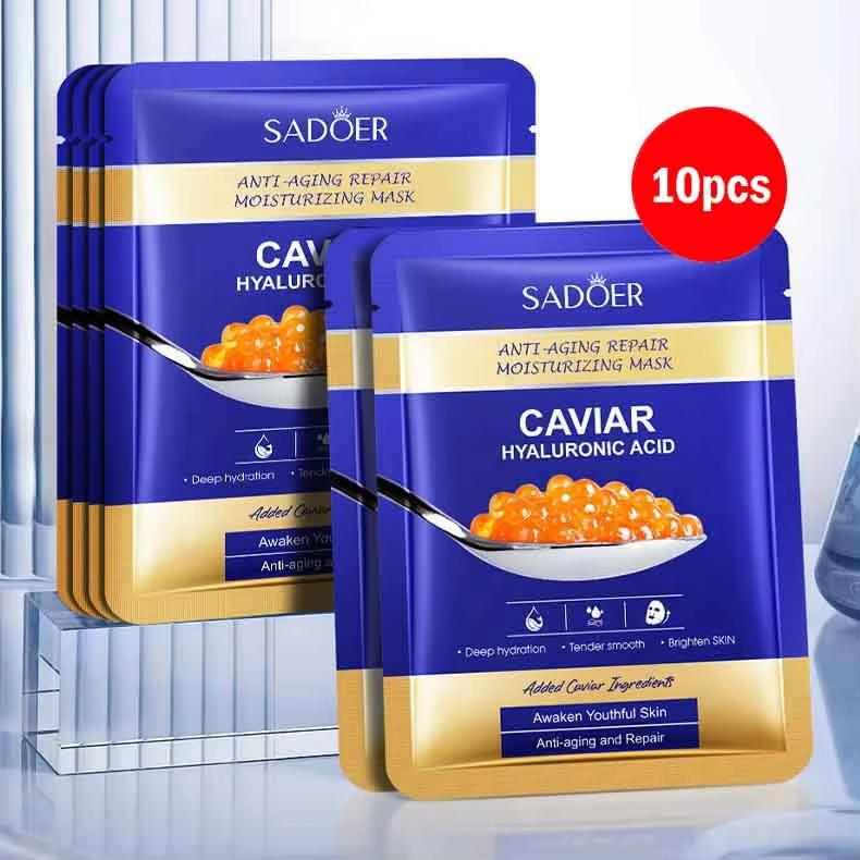 Caviar & Hyaluronic Acid Anti-Aging Repair Sheet Mask for All Skin Types