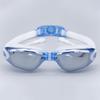 Premium HD Gold Lens Anti-Fog Swimming Goggles for Adults Leakproof Silicone, UV Protection