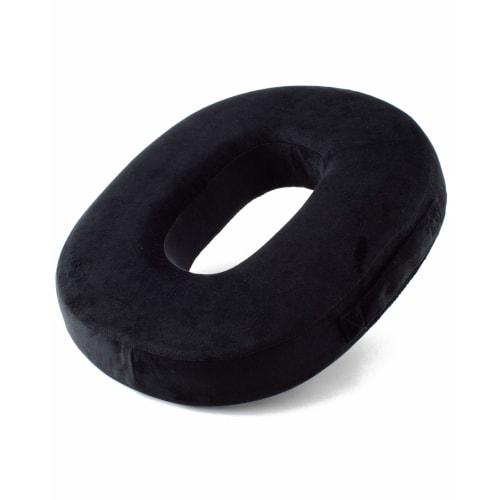Midwife-Supervised Donut Cushion, Postpartum Hemorrhoid Relief, Holes, Available In 5 Colors (Black)