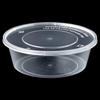 NHZHIW Disposable Round Plastic Food Container with Lid