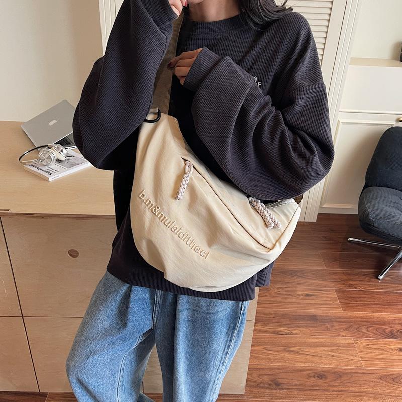 new student leisure personalized bag women's dumpling bag large capacity messenger bag