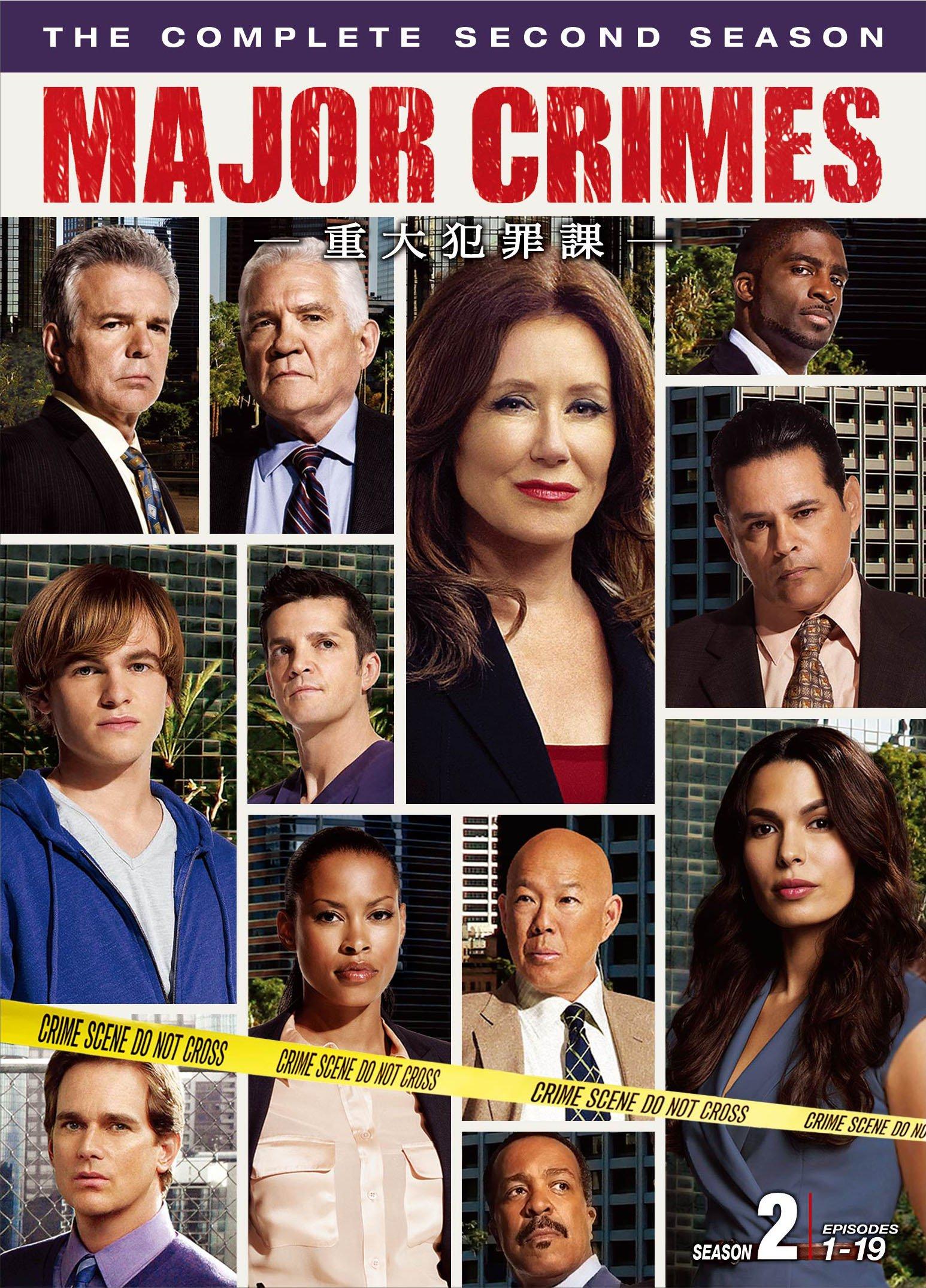 

MAJOR CRIMES The Complete Second Season – DVD Box (Japan, 10-Disc Set)