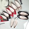 Spring Autumn New Women's Shoes Professional High Heels Black Red Shallow Mouth Comfortable Work Shoes