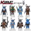 Star Wars Baustein Figuren Mandalorianer Jäger Klon-Soldat Konstruktionsspielzeug KT1041
