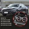 For Mercedes Benz A/B/GLA/CLA Class Aluminium Alloy Air outlet sticker/trument Panel Air Outlet Decoration Ring