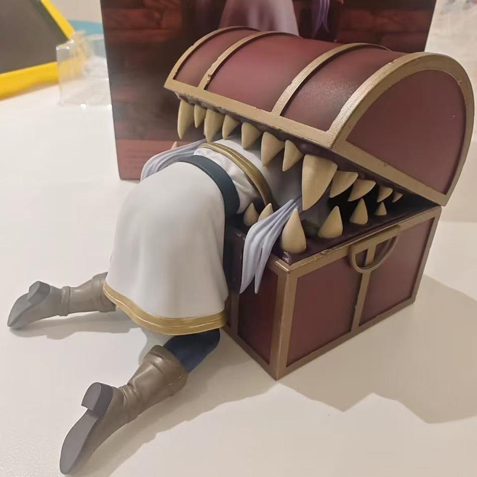 Frieren Beyond Journey'S End Treasure Box Anime Figure - Collectible Model Toy Sitting Posture Monster Theme For Fans