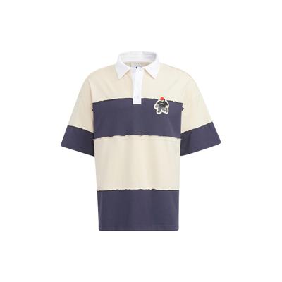 Tanabata Cartoon Streifen Poloshirt - Originals Unisex Oberteile Beige HR3467