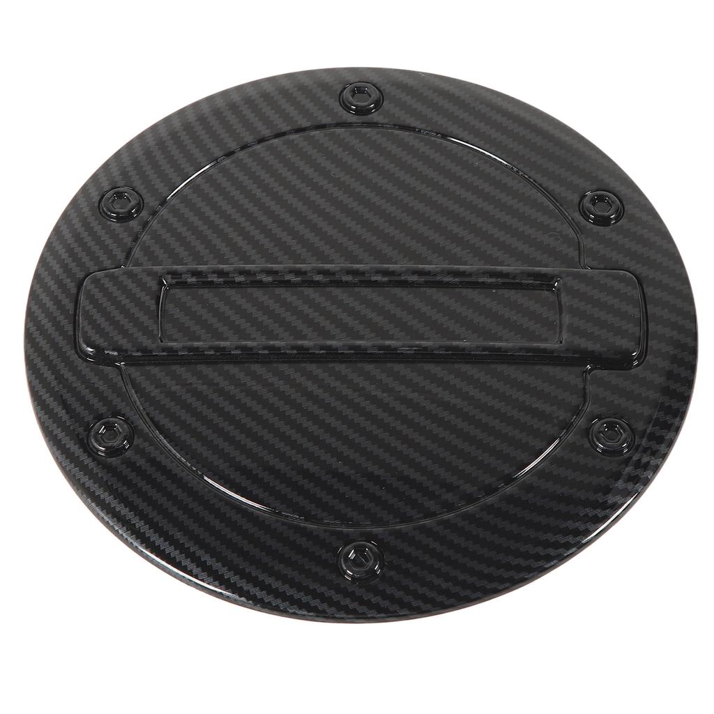 Fuel Tank Cap Carbon Fiber Style ABS Gas Fuel Tank Gates Door Cover Lid for 1500 2023