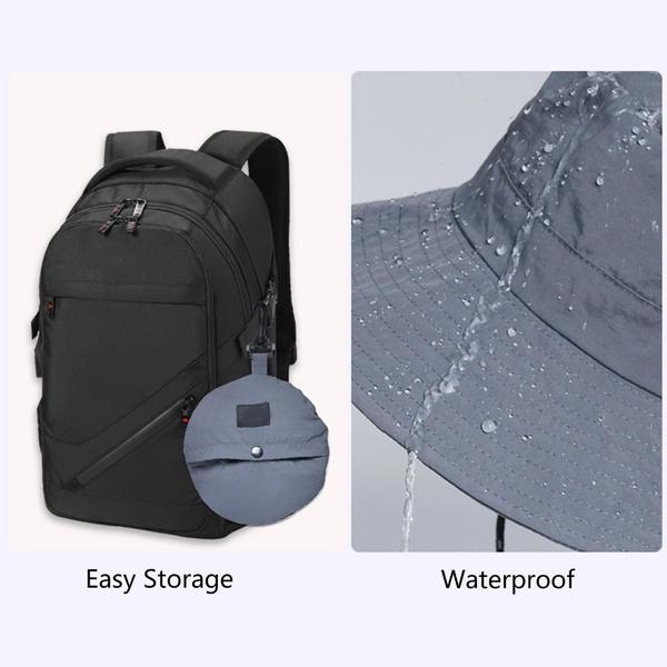 Chapeau de soleil imperméable Chapeau de pêche imperméable Chapeau de randonnée imperméable Chapeau de pêcheur imperméable Bob Chapeau de camping pliable