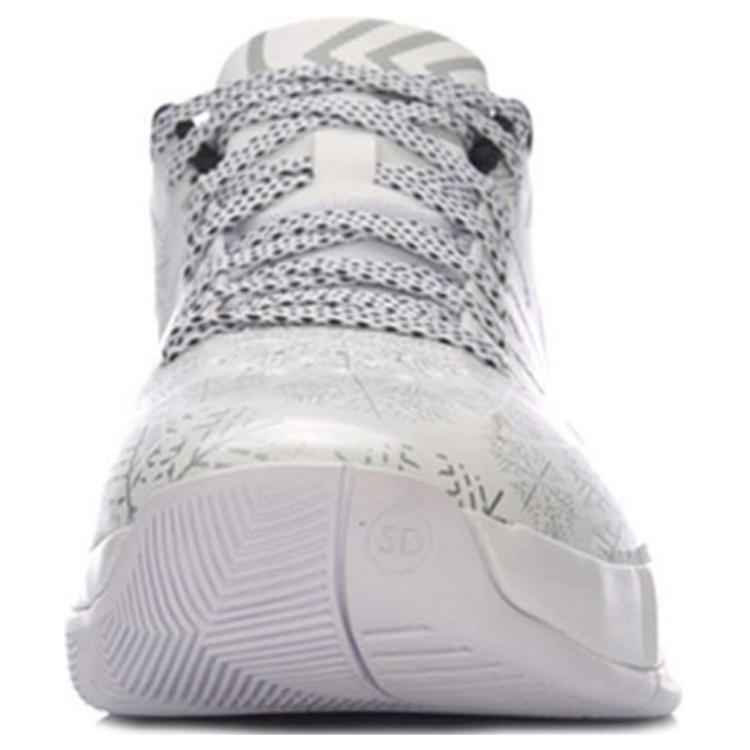 New LiNing Speed 3 Cushioning Anti Slip And Wear Resistant Low Top Basketball Shoes Men's White ABAL053-3