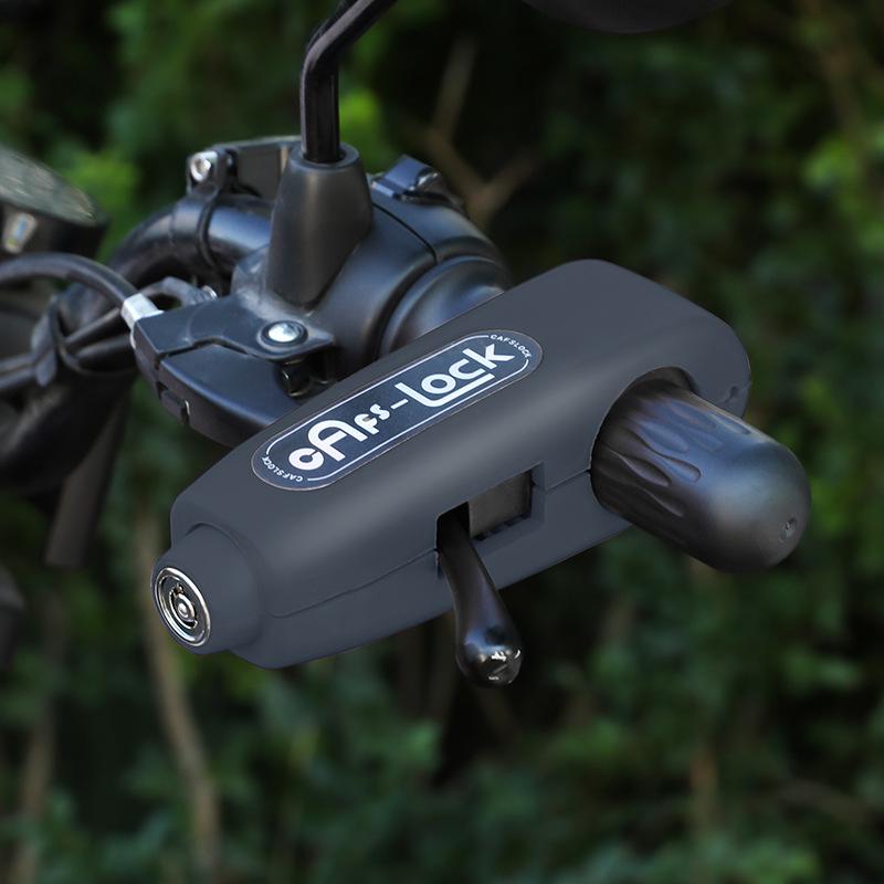Electric Vehicle Alarm Handlebar Lock: Motorcycle & Bicycle Anti-Theft Brake and Throttle Lock