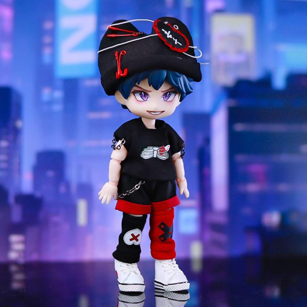 

1 set Dress Up Doll Hoodie Shorts Handmade Obitsu11 Outfit OB11 Heart Beat Series Set DIY Toy