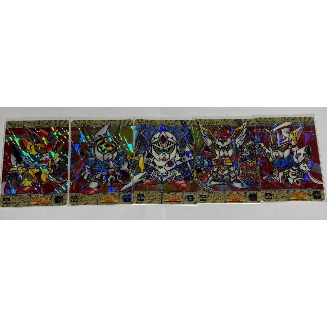 Used SD Gundam Gaiden Carddass 5-piece set