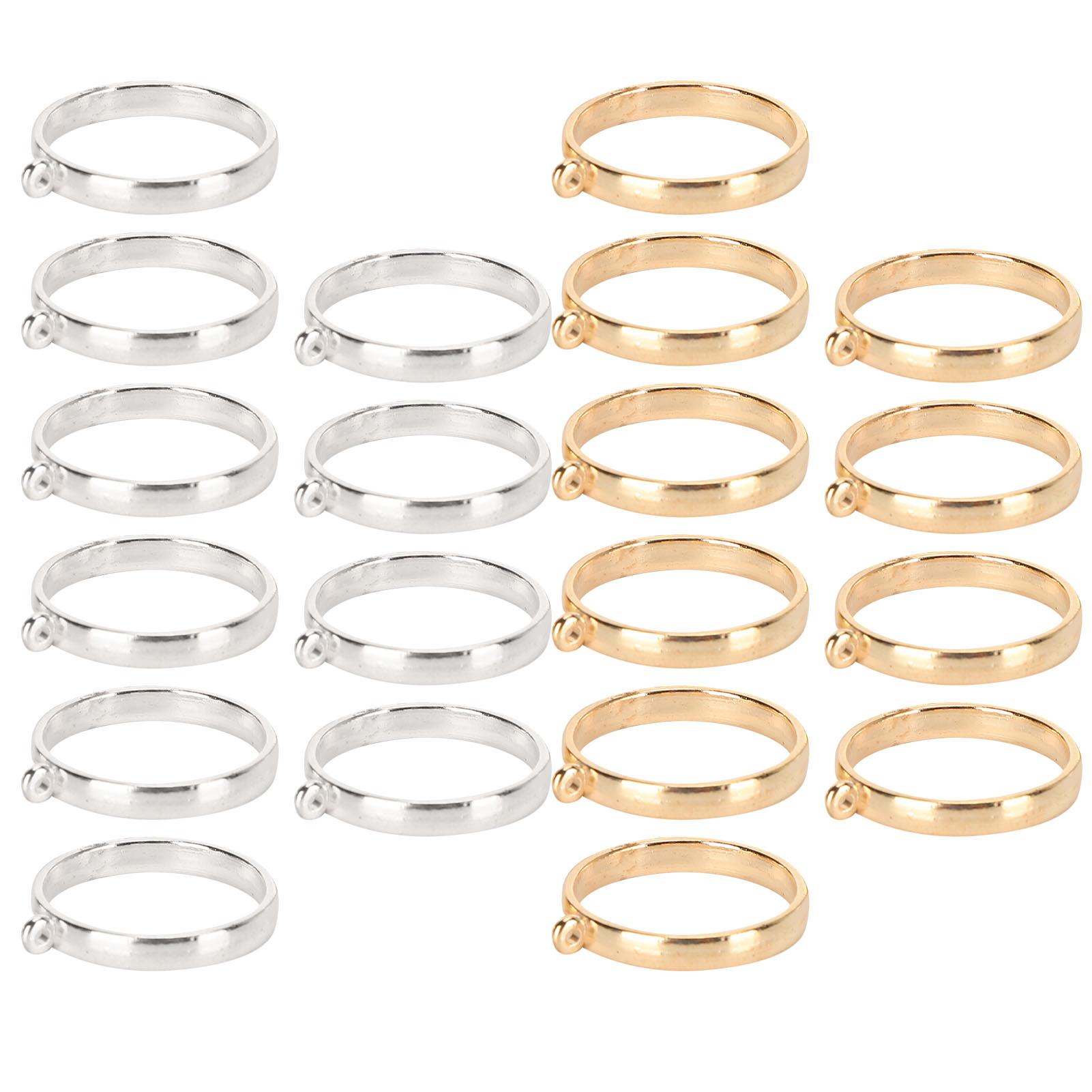 

10PCS Round Hollow Frame Pendants for DIY Jewelry Making Findings Crafting Supplies Silver