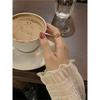 2025 Early Autumn Chic Lace Mesh Blouse for Women