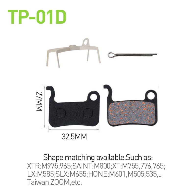 2 Pair MTB Bicycle Hydraulic Disc Semi-Metallic Brake Pads For Shimano SRAM AVID HAYES Magura ZOOM Cycling Bike Part