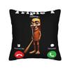 Pillow Case Motion At Your Front Door Tung Sahur John Pork Ai Baby Meme Custom Pillow Cover For Couch Sofa Bedroom Pillowcases