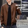 Kayiyasu Tailored Leather Lightweight PU Leather Biker Plus Size Men's Jacket, Outerwear, Jacket, Blouson, Outerwear, Jacket, Business, Casual,