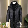 Mens Lightweight Down Jacket 50% Duck Fill Warm Casual Hooded Coat Winter Daily Wear