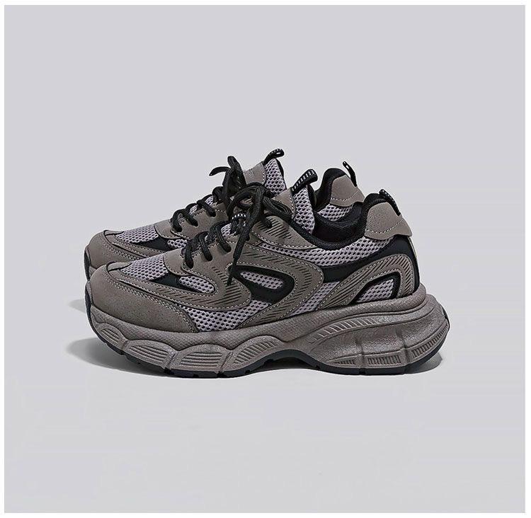 

The brand has the same platform dad shoes for women s 2025 new spring and autumn heightening European station showing small casual sports shoes 40 серый