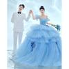 Shoot clothing couple  new photo indoor clothing high-end banquet wedding dress